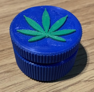 weed container pot 3d print model - Mito3D