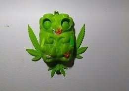 weed key holder 420 bud keychain marijuana indoor weedbud 3d print model - Mito3D