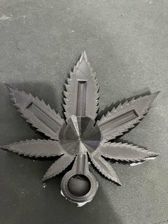 weed leaf ashtray home 420 thc smoke smoking joint random +18 cicar diy ender raw ocb cannabis marijuanna 3d print model - Mito3D