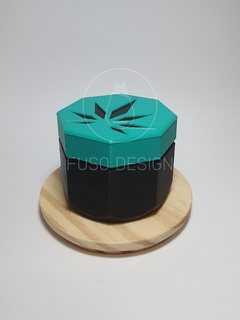 Gras Blatt Schleifer gesteinigt Topf cannbis Marihuana thc Hash Rauch Joint 3d print model - Mito3D