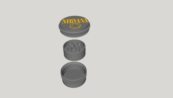 weed nirvana grinder - thread grinder grinder weed nirvana grinder  3d print model - Mito3D
