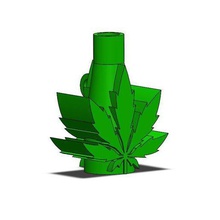 cannabis buse 3d print model - Mito3D
