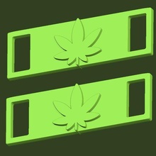 weed shoelaces cannabis 3d print model - Mito3D