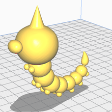 weedle art pokemon beedle 3d print model - Mito3D