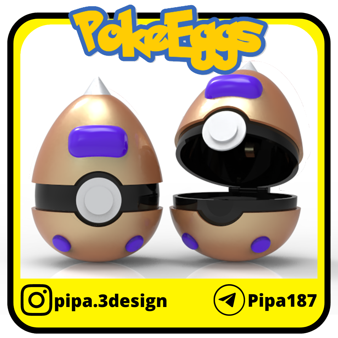 estetik Paskalya Yumurta çeşitli pokeballs pokemon pokeball güzellik 3D print model - Mito3D