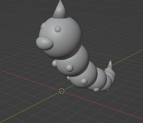 weedle jr pokemon collezione 3d print model - Mito3D