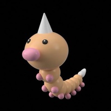 weedle game 3d print model - Mito3D