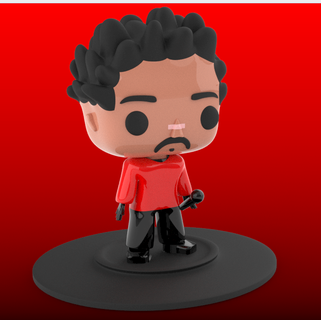 weeknd funko articulated neck toy weekend 3d print model - Mito3D