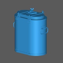 wehrmacht food container 1 16 3d print model - Mito3D