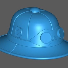 wehrmacht pith helmet 1 16 wwii armed forces german 3d print model - Mito3D