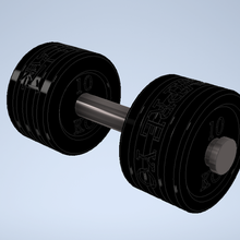 weight key ring 80kg 3d print model - Mito3D