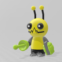 weird bipedal bug gadget toy 3d print model - Mito3D