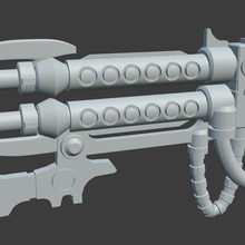 tuhaf tabanca Sanat oyuncak 3d model gemi yabancı iskelet uzay gemisi Uzay hilal ruhsuz minyatür mekanik 3d print model - Mito3D