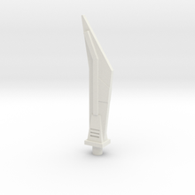 lobo raro térmico espada g1 transformadores 5mm 3d print model - Mito3D