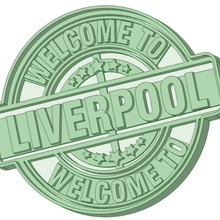 welcome liverpool cookie cutter tool 3d print model - Mito3D