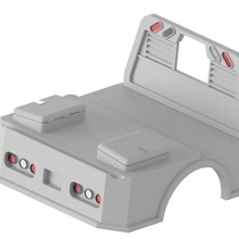 saldatura corpo pickup 1 24 scala single asse saldatore attrezzo utensili box auto officina modello Raccogliere camion 3d print model - Mito3D