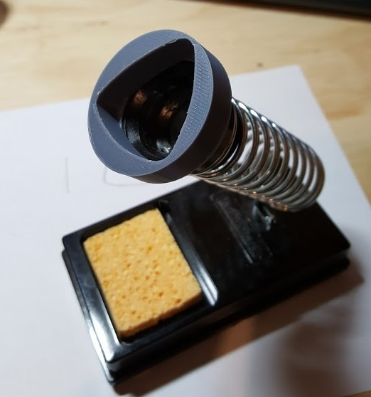 Weller 25 vatio soldadura hierro soporte adaptador electrónica 3D print model - Mito3D