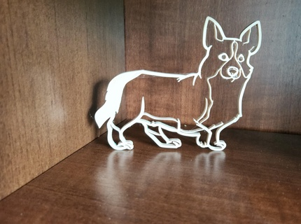 gallois corgi pembroke chien animaux sculpture famille l'amour domestiques animal compagnie 3d print model - Mito3D