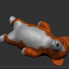 welsh corgi Spiel Tier Hund Spielzeug 3d print model - Mito3D