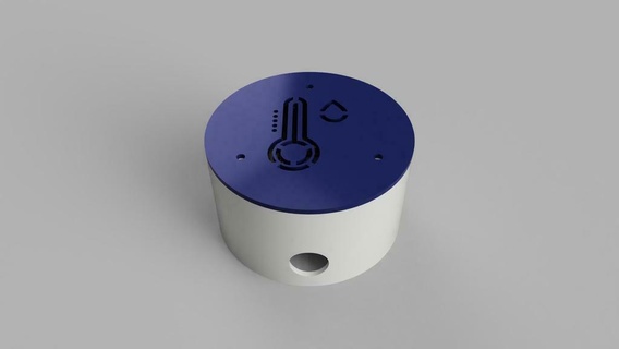 wemos d1 mini dht11 recinto esp8266 umidade projeto sensor temperatura eletrônicos 3d print model - Mito3D