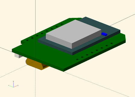wemos d1 Mini esp8266 Klon Tafel Modell passend Elektronik 3d print model - Mito3D