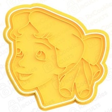 Wendy biscuit coupeur ensemble timbre biscuits cuisinier Accueil maison cuisine coupeurs peter poêle dessin animé disney 3d print model - Mito3D