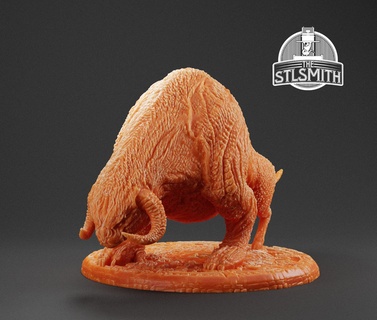 wasbull sérieux sam miniature st Jeu ennemi créature stl mini table figure 32mm fichier modèle mental vidéo 3d print model - Mito3D