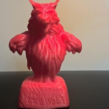 werewolf bust art halloween sculpture 3d print model - Mito3D