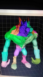 loup garou Halloween xl 60 centimètre 24 pièces Loup chien animaux monstre 3d print model - Mito3D