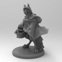 werewolf mom monster slaughter werewolf mam monsters fangs claws wool board game 3d print model - Mito3D
