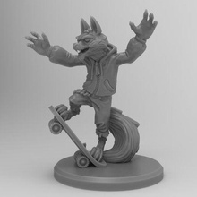 Werwolf Sohn Monster schlachten Reißzähne Krallen wolle Tafel Spiel 3d print model - Mito3D