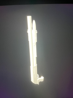 Wesley pompalı tüfek bıçak ağzı Keskinlikler vampir 3d print model - Mito3D