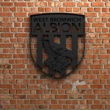 west bromwich albion fc logo goal sports game play football soccer fifa league championship competition europe icon stadium team champions 3d 3dprint sculptures england 3d print model - Mito3D
