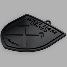 Westen Schinken vereinigt Logo Schlüsselbund London England Stadt Emblem Mantel Waffen Kunst 3d print model - Mito3D