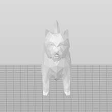 west highland terrier v2 westie - low poly art decoration pet lowpoly 3d print model - Mito3D