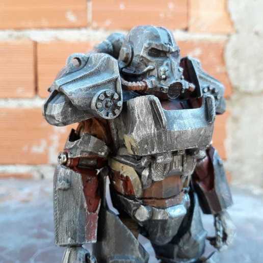 west tek t-60 power armor fallout 4 game figure action 3D print model - Mito3D