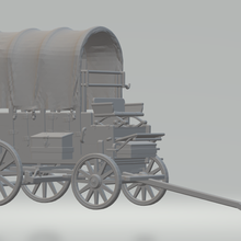 oeste vagão jogos treinador reboque transporte 3d print model - Mito3D