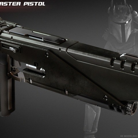 westar 35 blaster pistol game starwars props scalemodel cosplay westar-35 clonewars anime 3D print model - Mito3D