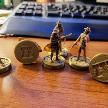 occidental leyendas de bandidos gradas juego boardgame en miniatura juguete accesorios 3d print model - Mito3D