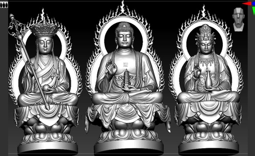 occidental Saint Bouddha 3d modèle cnc stl in3d statue sculpture Jésus catholique 3d print model - Mito3D