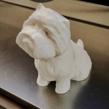 westie card holder various 3d print model - Mito3D