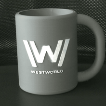 westworld mug home milk drink cold handle cool beverage 3d print model - Mito3D