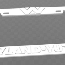 weyland-yutani alieni license plate frame art segni loghi gli del film alien 3d print model - Mito3D