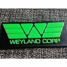 weyland corp badge aliens movie alien card corporation prop nametag xenomorph models 3d print model - Mito3D