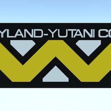 weyland-yutani, étiquette de bagage divers alien la décoration nostromo 1979 3d print model - Mito3D