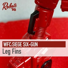wfc siege six-gun leg fins game six gun war cybertron upgrade transformers sixgun part autobot 3d print model - Mito3D