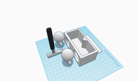 golpear humano juego Topo 3d print model - Mito3D