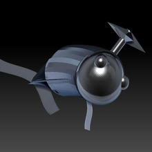 whale - ballena 3d print model - Mito3D