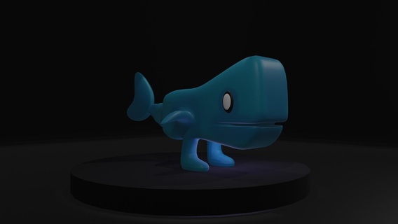 whale feet 3d print model - Mito3D
