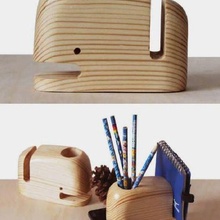 baleia caneta suporte lápis escritório escrivaninha arte casa 3d print model - Mito3D